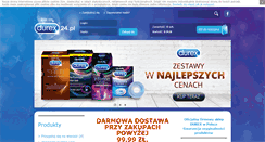 Desktop Screenshot of durex24.pl