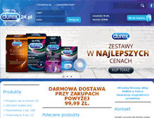 Tablet Screenshot of durex24.pl